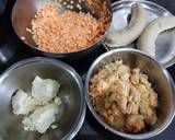 Raw banana and Masoor dal paneer cutlets recipe step 1 photo