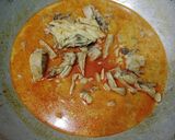 Foto langkah ke 4 dari resep Gulai Ayam dan Nangka Muda.
