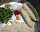 A picture of step 8 of Spinach banana cholla tikkii in new taste.