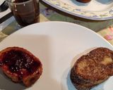 Foto del paso 14 de la receta: Torrijas caramelizadas con azúcar y canela 🆚 mermelada de arándanos