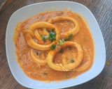 Foto langkah ke 5 dari resep Cumi saus padang.