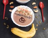 बनाना डेट्स चॉकलेट स्मूदी बाउल (Banana Dates Chocolate Smoothie Bowl Recipe In Hindi) रेसिपी चरण 6 फोटो