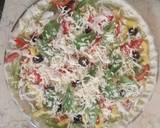 Spinach Hummus Thin Crust Pizza with Hummus Salad recipe step 24 photo