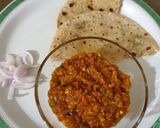 A picture of step 4 of Veg bhurji.