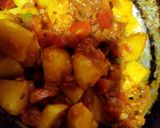 A picture of step 4 of Cumin potato.