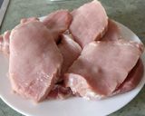 Tejszínes gombás karajszeletek recept fázis 1 fotója