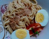 Foto langkah ke 3 dari resep Instant Spaghetti Carbonara.