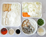 韓式海鮮辣炒年糕_電鍋料理的食譜步驟1照片