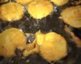 Potato and carom leaves fritters recipe step 3 photo