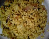 A picture of step 4 of Veg poha.