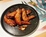 A picture of step 4 of Honey Garlic Baked Chicken Wings🐥 (Air Fryer).