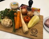 A picture of step 1 of Goulash Soup.