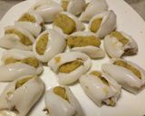 A picture of step 2 of Stuffed baby squid seppoline ripiene.