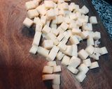 Hình bước làm 2 của món Pasta phô mai đút lò