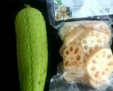 Hình bước làm 2 của món Canh sen nấu mướp