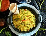 A picture of step 3 of લીલા ચણા નો પુલાવ(Fresh Green Beans Pulao recipe in Gujarati).