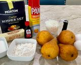 A picture of step 1 of Pear Custard Dessert 🍐.