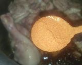 A picture of step 2 of Chicken qorma.