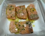 A picture of step 6 of Baked Salmon Fillet with Broccoli Reduction.