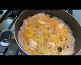 A picture of step 9 of Zaffrani Mutton Pulao.