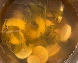 Φωτογραφία βήματος 2 της συνταγής Dry your stomach out tea 🤩 τσάι διαίτης με ανανά, λεμόνι, τζίντζερ & κανέλα ❣️