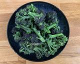 A picture of step 1 of Broccoli in oyster sauce.