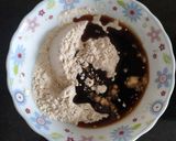 A picture of step 3 of "Gur Poodas with Rabri".