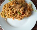 Foto del paso 7 de la receta: Noodles Yakisoba (con pollo y verduras salteadas al wok)