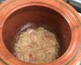 A picture of step 1 of Murgh cholay.