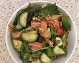 Foto langkah ke 3 dari resep Salad smoked salmon.