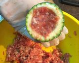 รูปขั้นตอนการทำที่ 3 ของ อาหารตุรกี Kabak Dolması คาบัค โดว์มะสึ (ซูกินียัดไส้เนื้อบด)