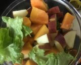 A picture of step 4 of Apple Walnut Salad.