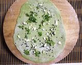 A picture of step 2 of Spinach Garlic Naan.