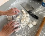 A picture of step 4 of Homemade Dumpling Wrappers.