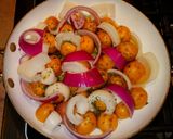 A picture of step 2 of Mike's Grilled Pork Chops & Baby Golden Russets.