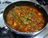 A picture of step 16 of Aloo Gobi Matar (Potato, Cauliflower, and Pea Curry).