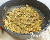 A picture of step 3 of Hyderabadi Khagina with Thyme.