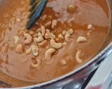 A picture of step 5 of Kaju makhana curry.