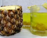 A picture of step 1 of Pineapple pieces syrup.