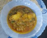 A picture of step 8 of Bhaingan Aloo Gravy.