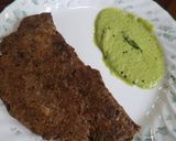 A picture of step 5 of Oats & ragi roti/thick pancake.