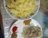 A picture of step 1 of No fry bread  roll.