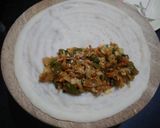 A picture of step 5 of Veg spring roll.