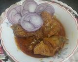 A picture of step 4 of Chicken chaap.