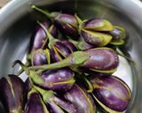 A picture of step 6 of Brinjal(small) fry.