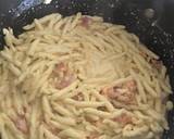 Bacon and three cheese carbonara with strozzapreti pasta recipe step 5 photo