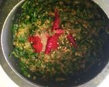 A picture of step 4 of Daal Bhaji.