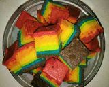 Foto langkah ke 11 dari resep Rainbow Cake.