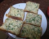 A picture of step 3 of Garlic bread.