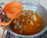 A picture of step 5 of Chicken ka salan.